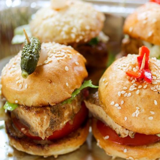 Jerk Halloumi Sliders