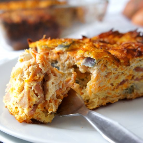 Bacon and Sweet Potato Frittata