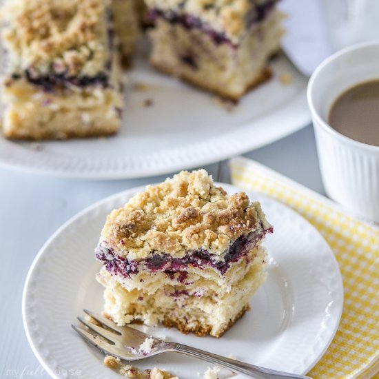 Very Easy Yeast Cake with Berries