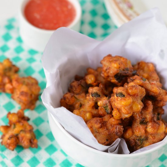 Corn Fritters with Salsa