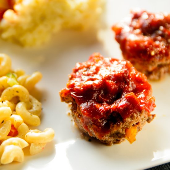 Meatloaf in Muffin Tins