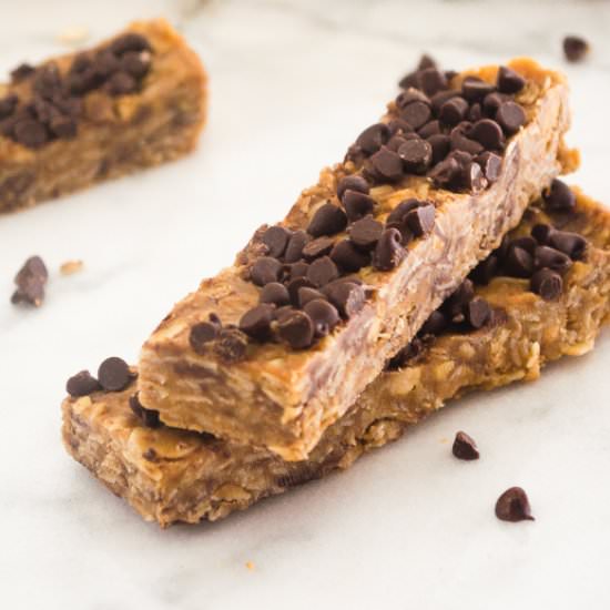 No Bake Peanut Butter Energy Bars