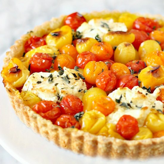 French Cherry Tomato Tart