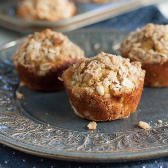 Banana Oat Streusel Muffins