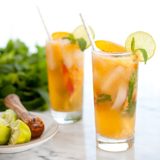 Ginger Peach Mocktail