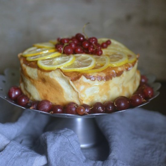 Lemon and Yoghurt Pan-cake