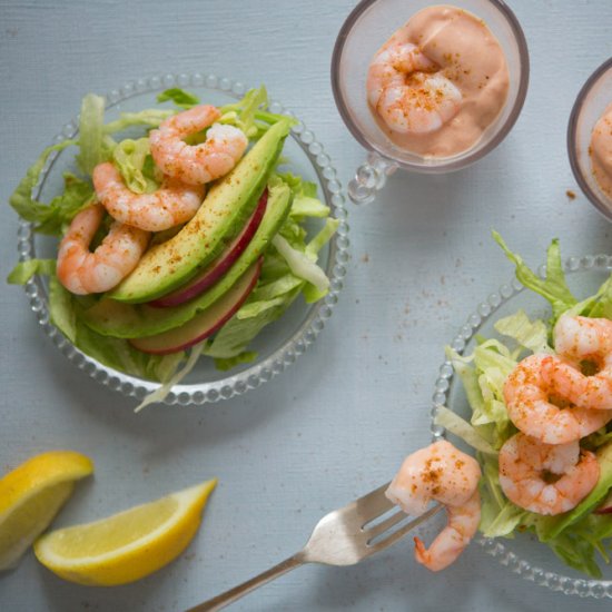 Modern Prawn Cocktail Salad