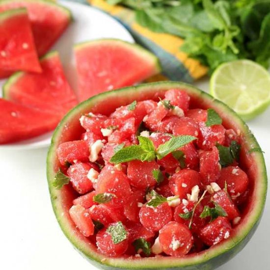 Watermelon & Mint Salad