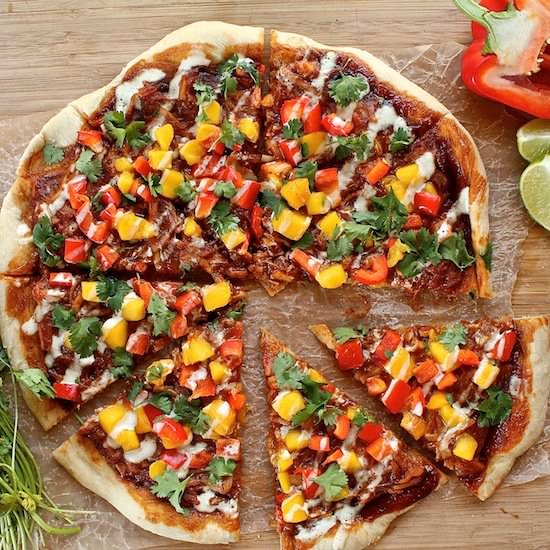 Vegan BBQ Pizza