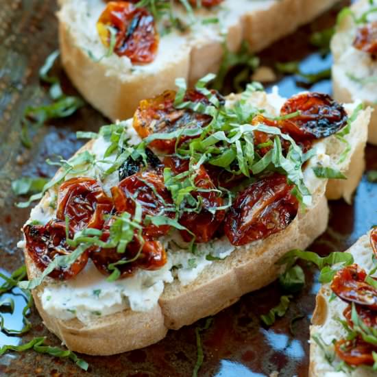 Maple-Balsamic Tomato Toast