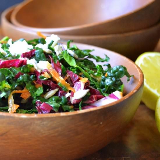 Kale Slaw w/ Lemon Sesame Dressing