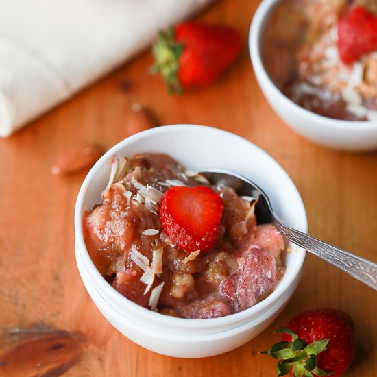 Apple Strawberry Crumble