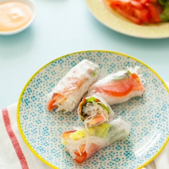 BLT Spring Rolls