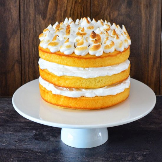 Lemon Meringue Cake