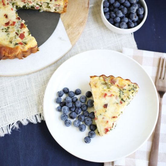 Easy Kale Quiche