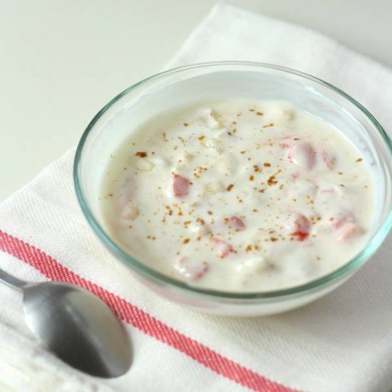 Quick Yogurt Tomato Onion Raita