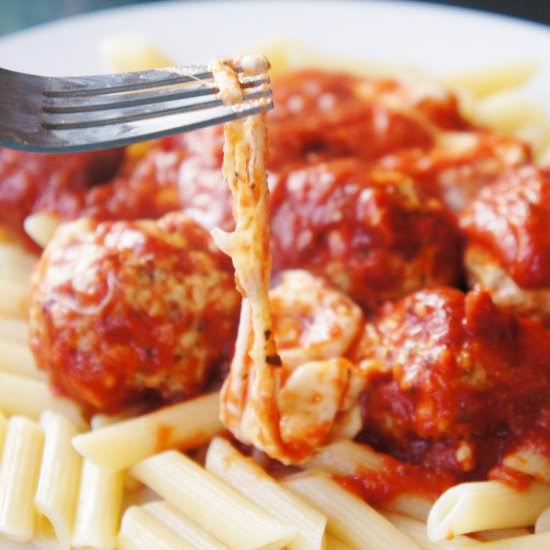 Turkey Meatballs with Tomato Sauce