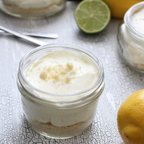 Lemon Lime Cheesecake Mousse Cups