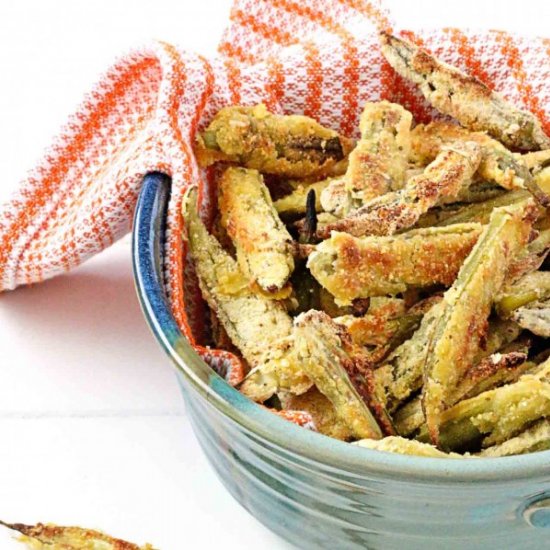 Oven-Fried Okra