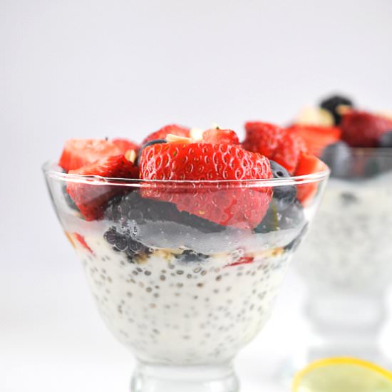 Chia Pudding Fruit Cups