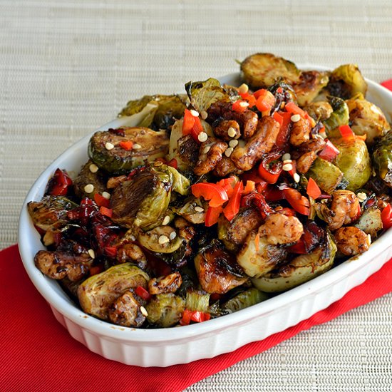 Fiery Brussels Sprouts