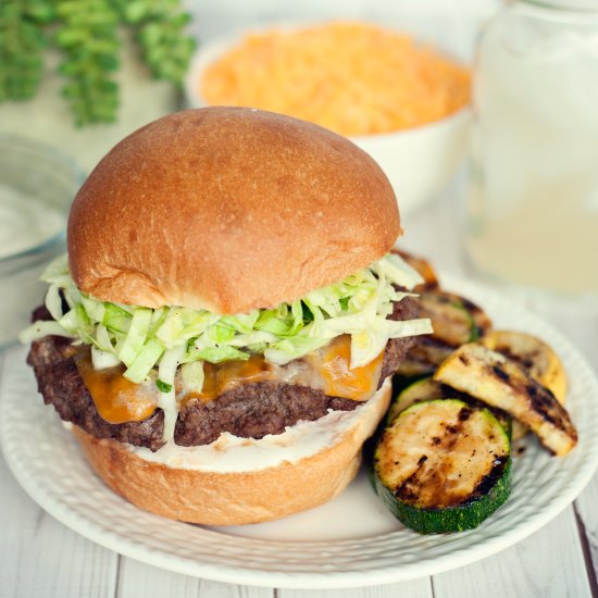 Stuffed Ranch Burgers