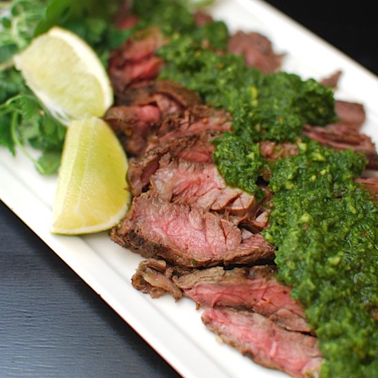 Chimichurri Skirt Steaks