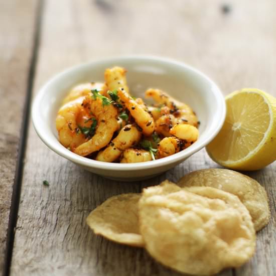 Indian Masala Prawns