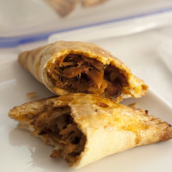 BBQ pulled-pork empanadas