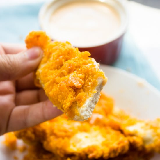 Cheese Nips Crusted Chicken Tenders