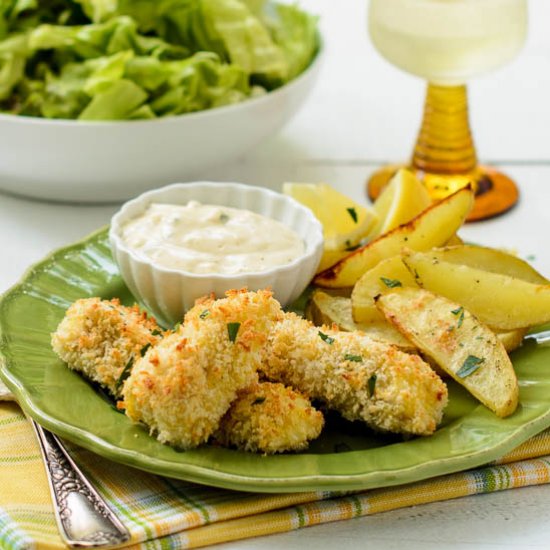 Fish Sticks with Potatoes