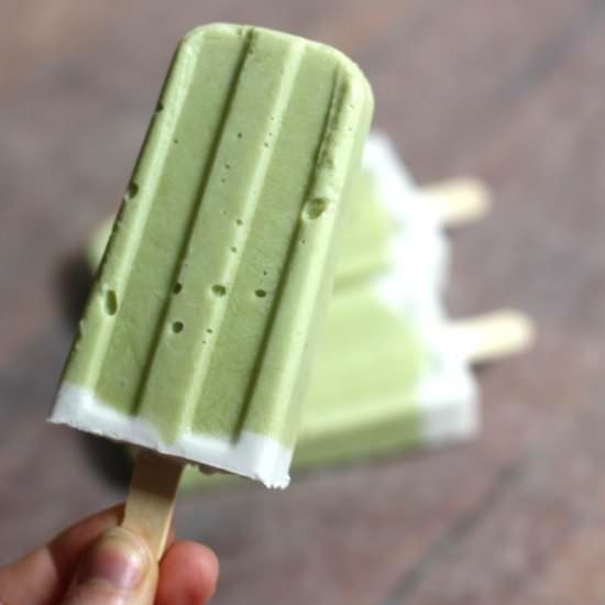 Avocado, Coconut & Lime Frozen Pops