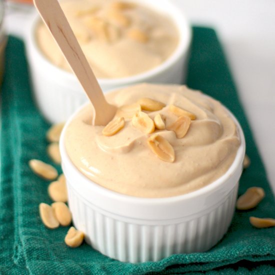 Guilt Free Peanut Butter Dip