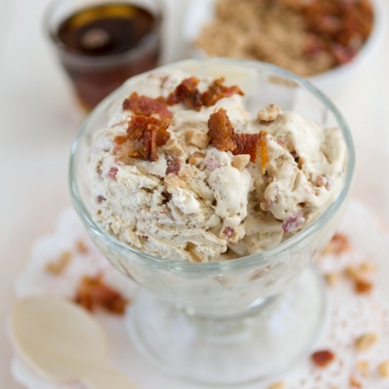 Maple Bacon Crunch Ice Cream