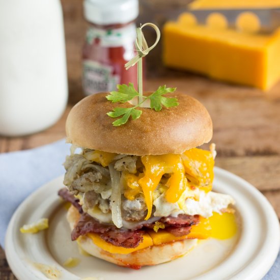 The Ultimate Breakfast Burger