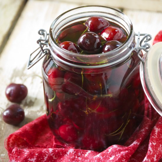 Homemade Cocktail Cherries