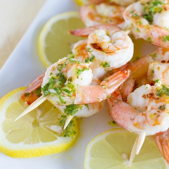 Lemon Shrimp Kabobs