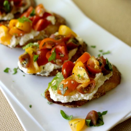 Whipped Feta Bruschetta