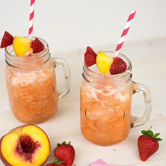 Roasted Peach Lemonade