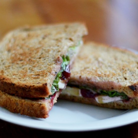 Brie & Guacamole Grilled Sandwich