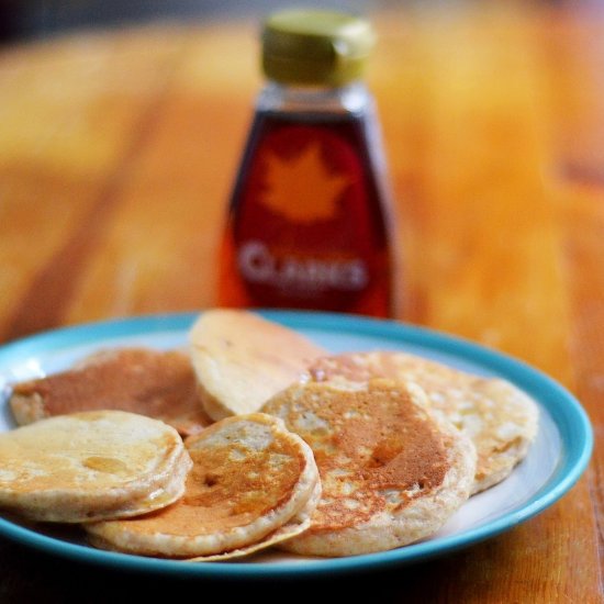 White Chocolate Cinnamon Pancakes