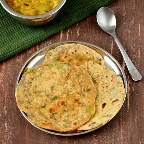 Spring Onion Roti ~Indian Flatbread