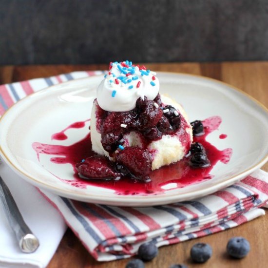 Grown-up Mixed Berry Shortcake