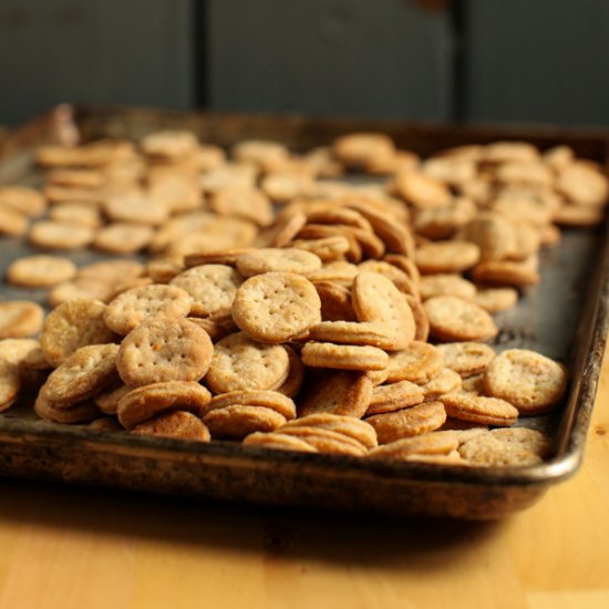 White Pepper Parmesan Coins