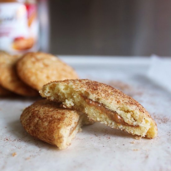 Biscoff Stuffed Snickerdoodles