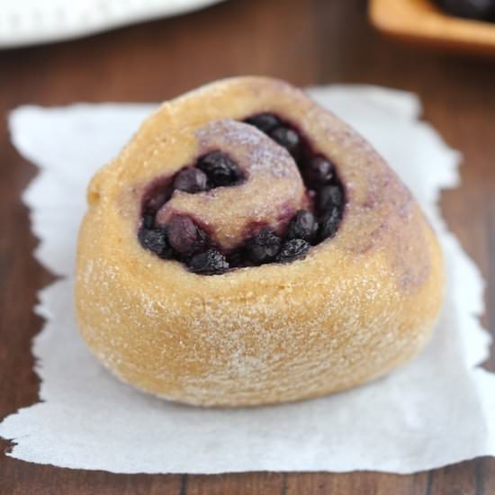 Overnight Blueberry Rolls