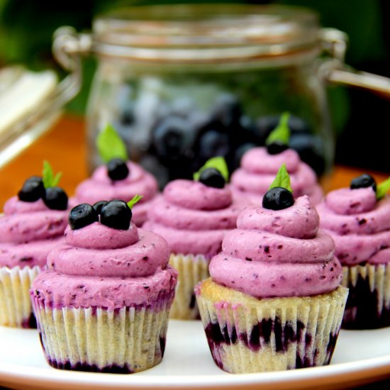 Blueberry cupcakes