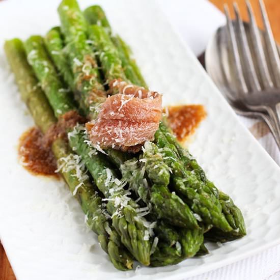 Asparagus in Anchovy Butter