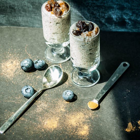 French Toast Chia Pudding Shots