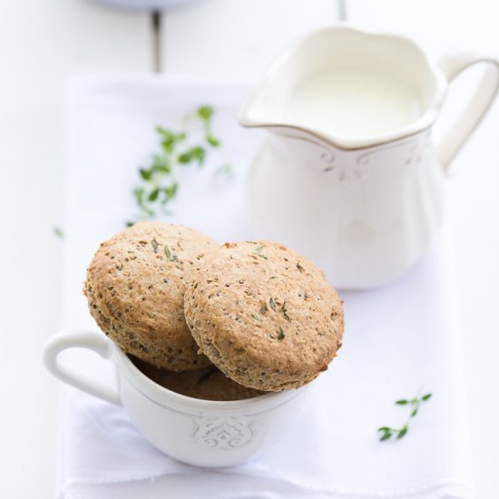 Lemon Thyme Wholegrain Scones